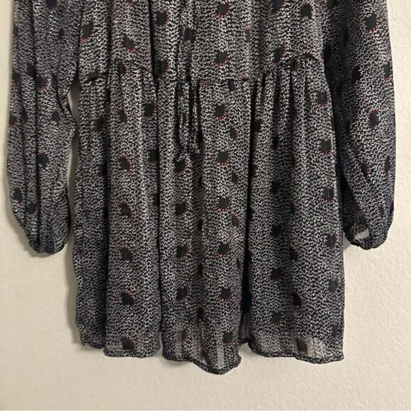 Melloday Women’s Dress Long Sleev V Neck Size Medium - Picture 5 of 10